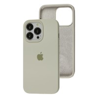 Чохол для iPhone 13 Pro Silicone Full сірий / stone
