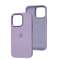 Чохол для iPhone 13 Pro New silicone Metal Buttons lilac