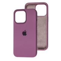Чохол для iPhone 13 Pro Silicone Full бузковий / black currant
