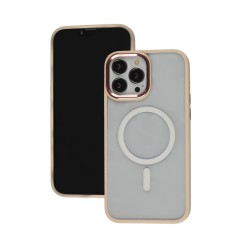 Чохол для iPhone 13 Pro Wave Magnetic pink sand