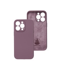Чохол для iPhone 15 Pro Max silicone case Full Camera lilac pride