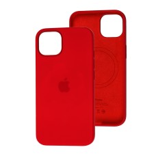 Чохол для iPhone 13 Pro MagSafe Silicone Splash screen red