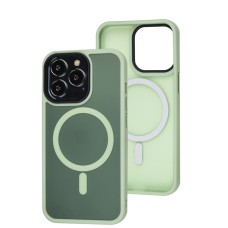 Чохол для iPhone 13 Pro WAVE Matte Insane MagSafe mint