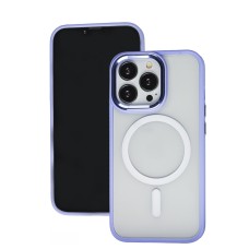 Чохол для iPhone 13 Pro Wave Magnetic light purple