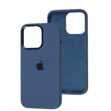 Чохол для iPhone 13 Pro New silicone case navy blue