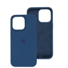 Чохол для iPhone 13 Pro Silicone Full синій / blue cobalt