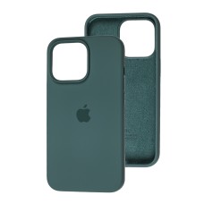 Чохол для iPhone 13 Pro Silicone Full зелений / pine green