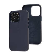 Чохол для iPhone 13 Pro Leather with MagSafe violet