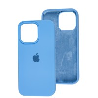 Чохол для iPhone 13 Pro Silicone Full блакитний / cornflower