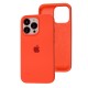 Чохол для iPhone 13 Pro Silicone Full оранжевий / pink citrus