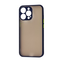 Чохол для iPhone 13 Pro LikGus Totu camera protect темно-синій