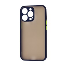 Чохол для iPhone 13 Pro LikGus Totu camera protect темно-синій