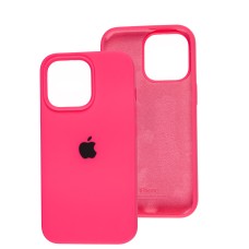Чохол для iPhone 13 Pro Silicone Full рожевий / barbie pink