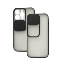 Чохол для iPhone 13 Pro LikGus Camshield camera protect чорний