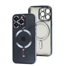 Чохол для iPhone 13 Pro Fibra Chrome MagSafe sierra blue