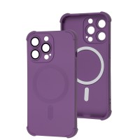 Чохол для iPhone 13 Pro WAVE Silk Touch WXD MagSafe purple