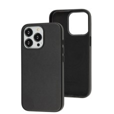 Чохол для iPhone 13 Pro WAVE Premium leather MagSafe black