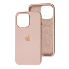 Чохол для iPhone 13 Pro Silicone Full рожевий / pink sand