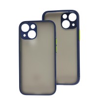 Чохол для iPhone 13 mini LikGus Totu camera protect синій