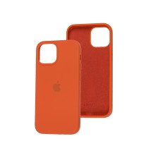 Чохол для iPhone 13 mini Silicone Full оранжевий / electric orange