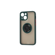 Чохол для iPhone 13 mini LikGus Edging Ring оливковий
