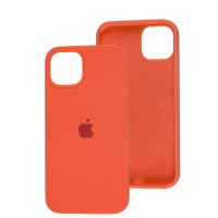 Чохол для iPhone 13 Silicone Full оранжевий / pink citrus