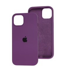 Чохол для iPhone 13 Silicone Full фіолетовий / grape