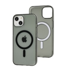 Чохол для iPhone 13 Clear color MagSafe black