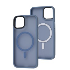 Чохол для iPhone 13 WAVE Matte Insane MagSafe sierra blue