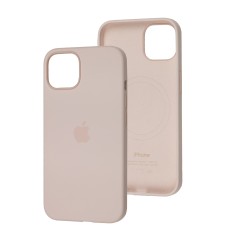 Чохол для iPhone 13 MagSafe Silicone Full Size chalk pink