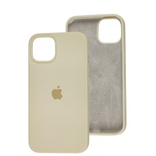 Чохол для iPhone 13 Silicone Full бежевий / antigue white