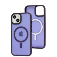 Чохол для iPhone 13 WAVE Matte Insane MagSafe deep purple