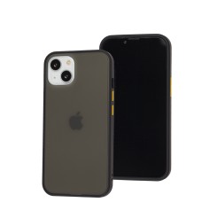 Чохол для iPhone 13 LikGus Maxshield чорний/жовтий