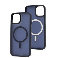 Чохол для iPhone 13 WAVE Matte Insane MagSafe midnight blue