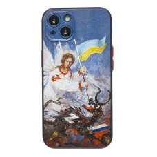 Чохол для iPhone 13 WAVE Ukraine Shadow Matte occupiers away