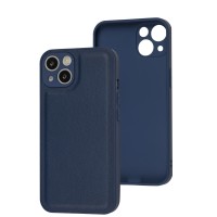 Чохол для iPhone 13 Eco Leather midnight blue