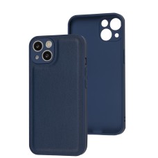Чохол для iPhone 13 Eco Leather midnight blue