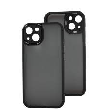 Чохол для iPhone 13 Luxury Metal Lens чорний