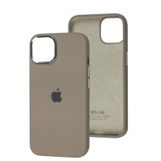 Чохол для iPhone 13 New silicone Metal Buttons pebble