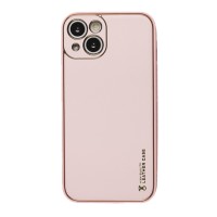 Чохол для iPhone 13 Leather Xshield pink