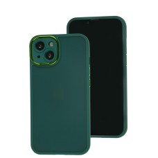 Чохол для iPhone 13 Luxury Metal Lens зелений