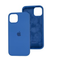 Чохол для iPhone 13 Silicone Full синій / royal blue