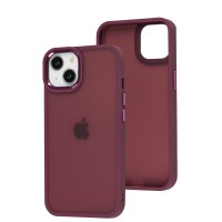 Чохол для iPhone 13 Metal Bezel фуксія