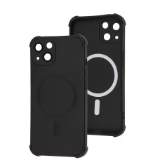 Чохол для iPhone 13 WAVE Silk Touch WXD MagSafe black