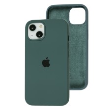 Чохол для iPhone 13 Silicone Full зелений / cactus