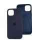 Чохол для iPhone 13 Silicone Full синій / midnight blue