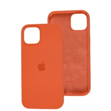 Чохол для iPhone 13 Silicone Full помаранчевий / nectarine