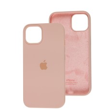 Чохол для iPhone 13 Silicone Full рожевий / pink sand