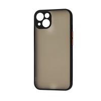 Чохол для iPhone 13 LikGus Totu camera protect чорно-червоний