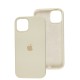 Чохол для iPhone 13 Silicone Full молочний / lactic